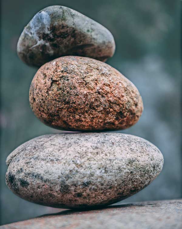 3 steine